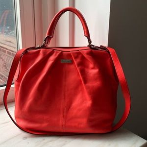 Kate Spade Kinsey Satchel - Flaming Red (Dust Bag included)